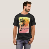 Orlando Retro Vintag Sunset T-Shirt (Vorne ganz)