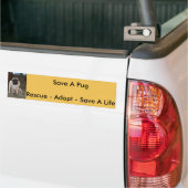 Orlando "retten ein Mops-" Autoaufkleber (Auf Lkw)