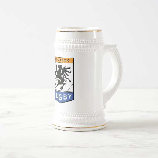 Orlando-Rugby-Bier-Tasse Bierglas (VorderseiteRechts)