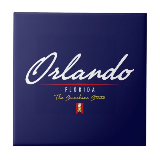 Orlando-Skript Fliese (Vorderseite)