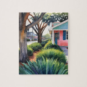 Orlando Vintage Vibes Abstrakte Florida Reise Puzzle