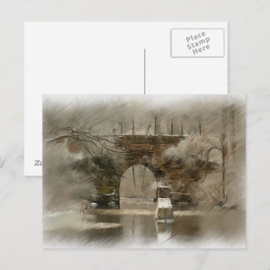 Orld Stone Arched Bridge Postcard Postkarte (Vorne/Hinten)