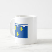 Orleanais Flaggen-Tasse Kaffeetasse (Vorderseite Links)