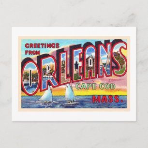 Orleans Cape Cod Massachusetts MA Vintage-Ansichts Postkarte