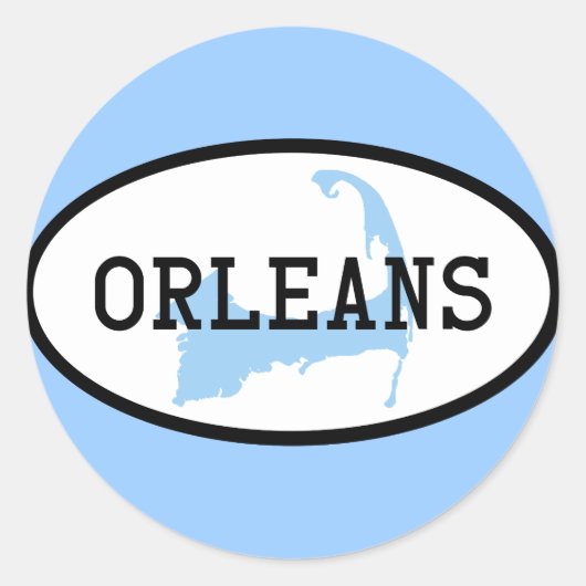 Orleans, MA Cape Cod Sticker (Vorderseite)