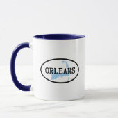 Orleans, MA-Cape- Codkaffee-Tasse Tasse (Links)