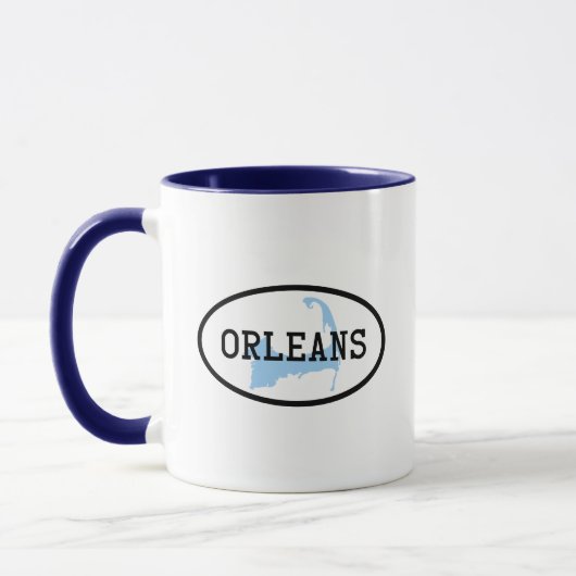 Orleans, MA-Cape- Codkaffee-Tasse Tasse (Links)