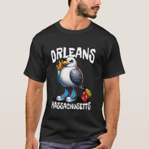 Orleans Massachusetts Lustige Möwe Pommes Frites S T-Shirt