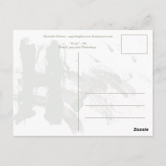 O'rly Postcard Postkarte (Rückseite)