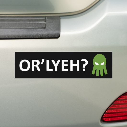 OR'LYEH? AUTOAUFKLEBER (Auf Auto)