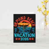 Ormond Beach Florida 2026 Family Vacation Beach Su Karte (Gelbe Blume)