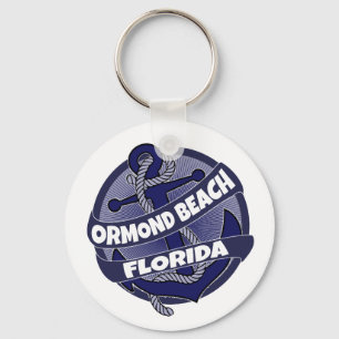 Ormond Beach Florida Anker Swirt Schlüsselanhänger