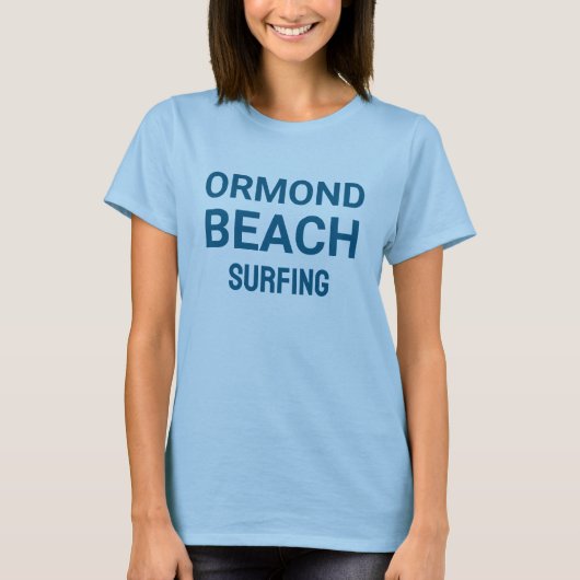 Ormond Beach Florida Surfing T - Shirt (Vorderseite)