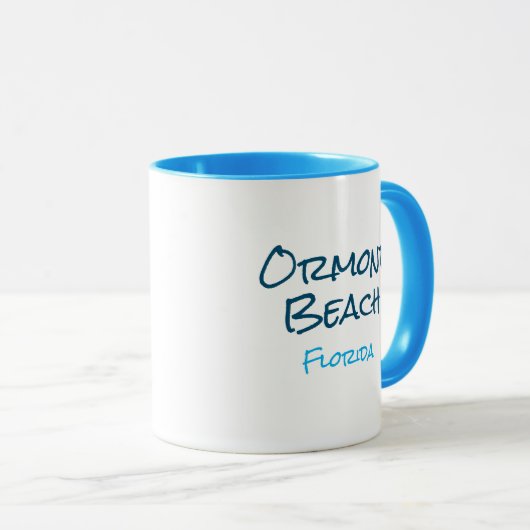 Ormond Beach Florida Tasse (VorderseiteRechts)