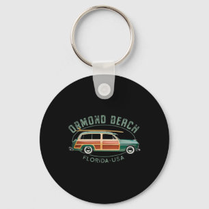 Ormond Beach Florida Vintage-Surfen Schlüsselanhänger