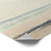 Ormond Beach, Florida Windsailing am Strand Poster (Ecke)