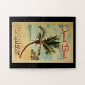 Ormond Beach Palm Tree Vintage Puzzle (Horizontal)