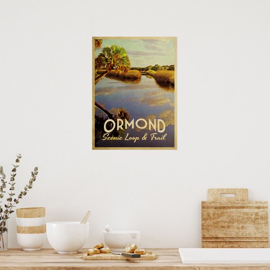 Ormond Landschaftlich Loop Poster (Küche)