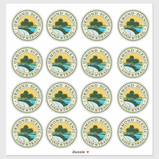 Ormond Landschaftlich Loop Sticker Sheet - Set von (Blatt)