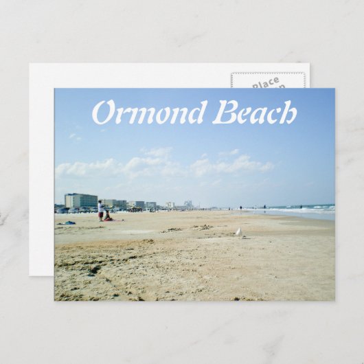 Ormontenstrand Postkarte (Vorne/Hinten)