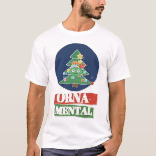 Orna-mentaler überdekorierter Weihnachtsbaum T-Shirt