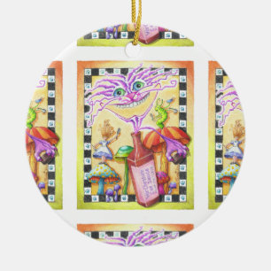 ORNAMENS - The WorCHESHIRE CAT Keramikornament