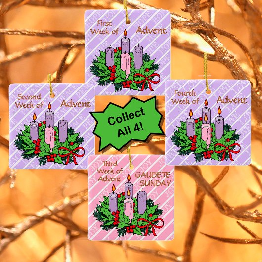 Ornament #1 of 4: 1st Week of Advent (HOPE)