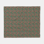 Ornament 6-7 Meme Weihnachts-Doodle Fleecedecke (Vorderseite (Horizontal))