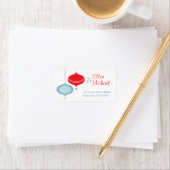 Ornament-Adressetiketten Adressaufkleber (Insitu)