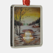 Ornament Ann Hayes Painting Winterszene (Rechts)