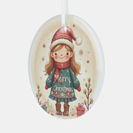 Ornament Aus Glas (Vorderseite links)