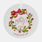 Ornament Aus Glas (Rückseite)