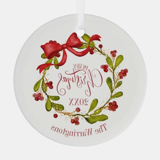 Ornament Aus Glas (Rückseite)