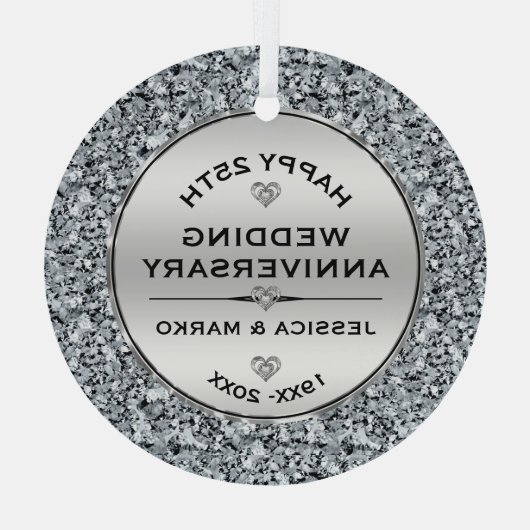 Ornament Aus Glas (Rückseite)