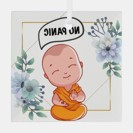 Ornament Aus Glas (Rückseite)