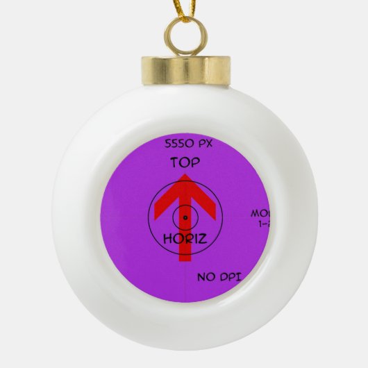 Ornament - Ball = Horizonttempo (Vorderseite)
