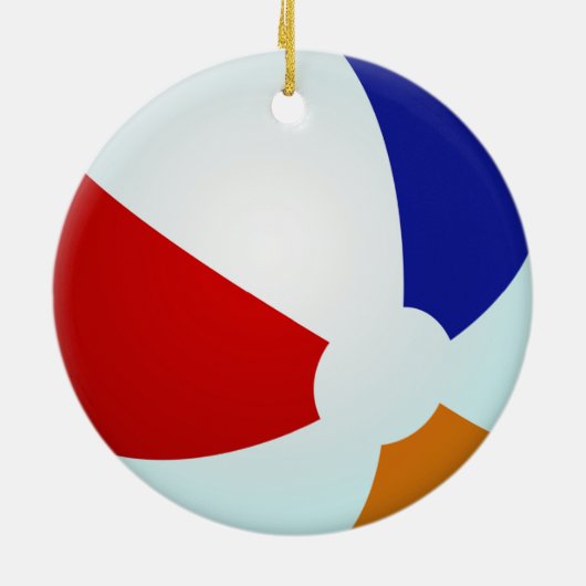 Ornament, Beachball Keramikornament (Hinten)