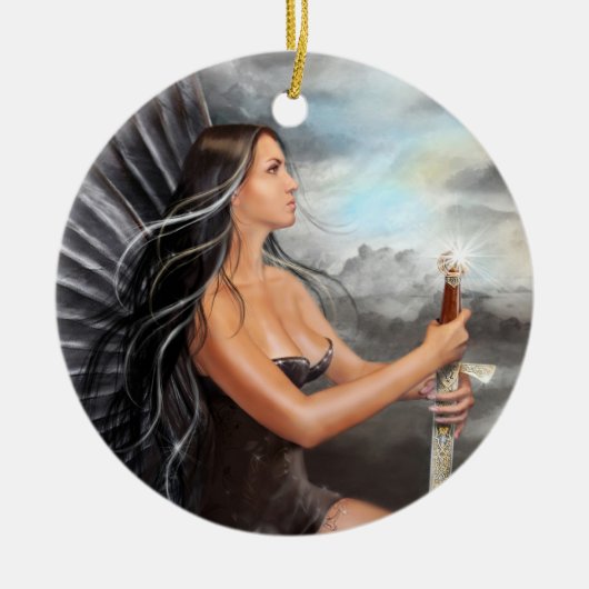 Ornament Black Angel (Vorne)