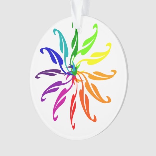 Ornament - Blätter für das Farbrad (Vorderseite)