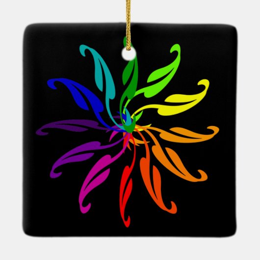 Ornament - Blätter für das Farbrad (Rückseite)