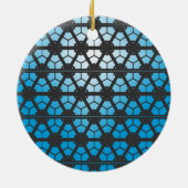 Ornament - Bleiglas und Sternenlicht (Hinten)