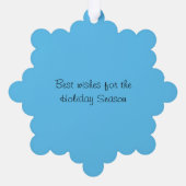 Ornament Card - Working Snowman Karte (Rückseite)