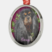 Ornament Cavalier Spaniel Black und Tan Spaniel (Links)