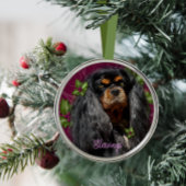 Ornament Cavalier Spaniel Black und Tan Spaniel