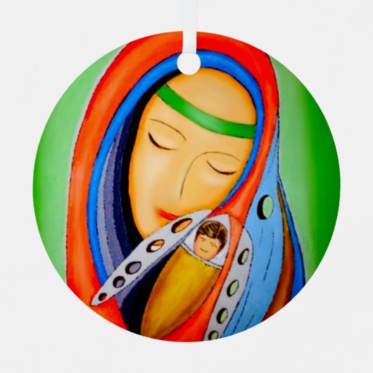 Ornament Christmas Aus Metall (Vorderseite)