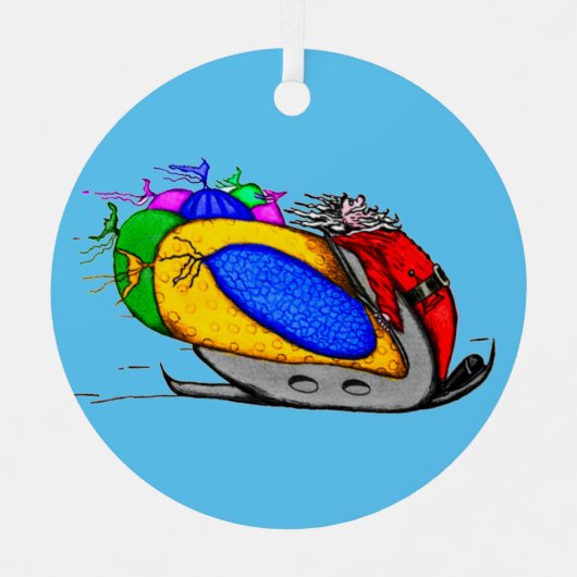 Ornament Christmas Aus Metall (Vorderseite)