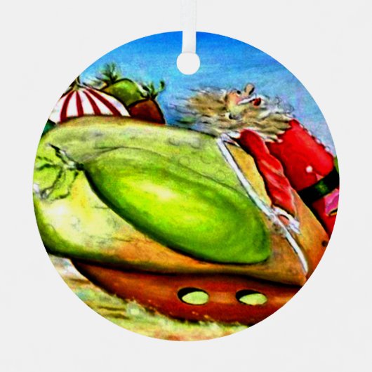 Ornament Christmas Aus Metall (Vorderseite)