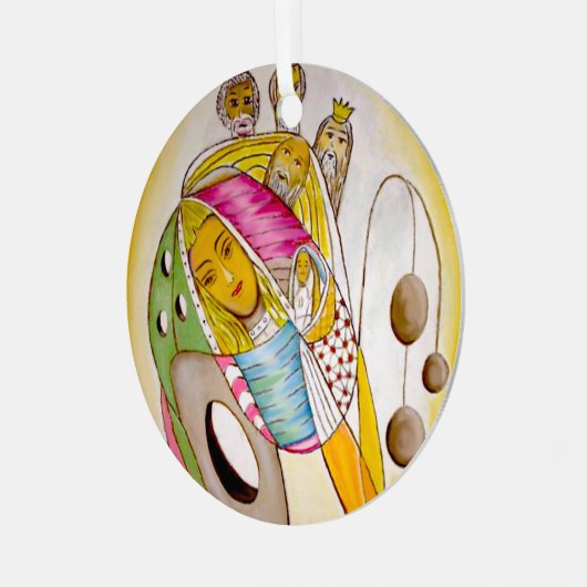 Ornament Christmas Aus Metall (Vorderseite links)