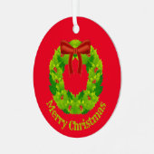 Ornament Christmas Aus Metall (Vorderseite links)