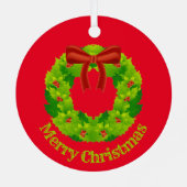 Ornament Christmas Aus Metall (Rückseite)